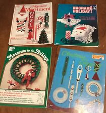 Vintage christmas macrame for sale  Mountain Home