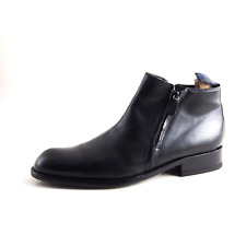Used, Paciotti Bottines Motard Cuir Noir Hommes Chaussure Taille US 9.5 D Ue 42.5 for sale  Shipping to South Africa