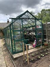 Used, Rhino Premium Greenhouse 8' x 10' finished in green. for sale  MANSFIELD