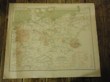 Rare carte geographique d'occasion  Einville-au-Jard