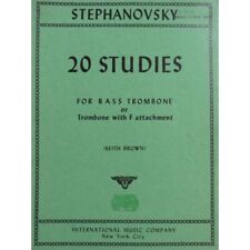 Stephanovsky studies trombone d'occasion  Blois