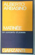 Matinee. concerto poesia usato  Italia
