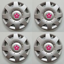 Juego de cubiertas de rueda tapacubos 1998-2015 VW BEETLE 16" ROSA FLOR MARGARITA, usado segunda mano  Embacar hacia Argentina