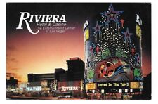 CERRADO Riviera Hotel Casino Las Vegas Famosa Fachada de Neón Postal Desierto Atardecer, usado segunda mano  Embacar hacia Argentina
