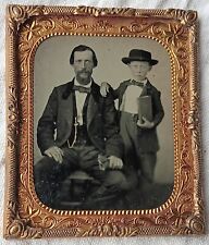 Tintype father son for sale  Lecompton