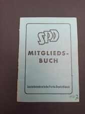Spd mitgliedsbuch 1936 gebraucht kaufen  Fruerlund,-Engelsby, Tastrup