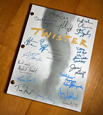 Twister Film Scenariusz podpisany- Przedruki autografów- 127 stron- Tornada, używany na sprzedaż  Wysyłka do Poland