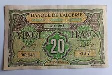 Billet ancien algerie d'occasion  Bordeaux-