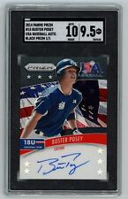 2014 Prizm Baseball BUSTER POSEY 1/1 Preto Auto EUA 18U #10 RARO! SGC 9,5 com 10 comprar usado  Enviando para Brazil