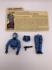 Vintage GIJoe ARAH Cobra Commander 100% Completo com Cartão de Arquivo Hasbro Apertado comprar usado  Enviando para Brazil