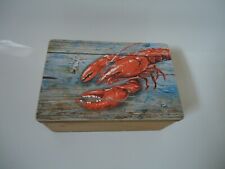 Lobster wooden box for sale  TORQUAY