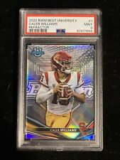 2022 Bowman's Best University #1 Caleb Williams Refractor RC PSA 9 USC Trojans for sale  Shipping to South Africa