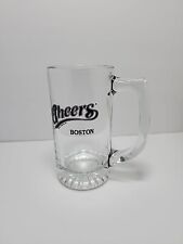  Caneca de cerveja 1999 Cheers Boston pedras vidro transparente logotipo preto  comprar usado  Enviando para Brazil