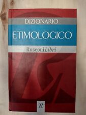 Dizionario etimologico aa.vv. usato  Santeramo In Colle