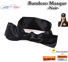 Bandeau satin noir d'occasion  France