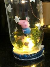 Used, George pig and dinosaur Bespoke Handmade Dc/Ln fairy lamps and  figurines  for sale  Shipping to South Africa