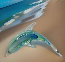 Art glass dolphin for sale  Rock Creek