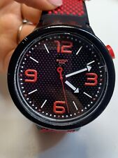 Swatch Big Bold Red Rubber Strap Watch SO27B102, usado segunda mano  Embacar hacia Argentina