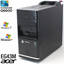PC Ordenador Acer G43T EG43M Intel Core 2 Quad Q6600 Windows XP 4GB DDR3 80, used for sale  Shipping to South Africa
