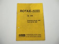 Used, 1979 Rotax 232 Engine Replacement Parts List No. 200 for sale  Shipping to South Africa