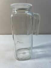 Frosted glass pitcher for sale  Coffeyville