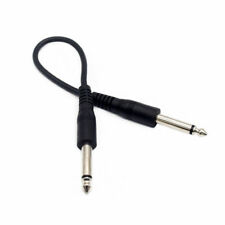 Cabo de linha de conexão de guitarra 6,5 mm macho para 6,5 mm macho preto 30 cm comprar usado  Enviando para Brazil