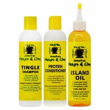 Jamaican Mango & Lime Tingle Shampoo & Protein Conditioner & Island Oil Set 8 Oz for sale  Shipping to South Africa