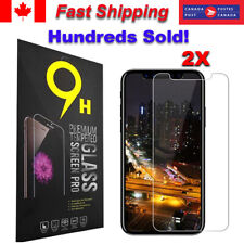 Used, 2x Tempered Glass Screen Protector For iPhone 14 13 Pro/Max/12/11/XR/XS/7/8 Plus for sale  Canada