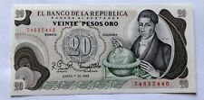 Colombia banconota pesos usato  Torrenova