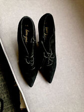 Black suede style for sale  TORQUAY