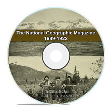 The National Geographic Magazine, 1889-1922, 42 volumes, 350+ edições em DVD I05 comprar usado  Enviando para Brazil