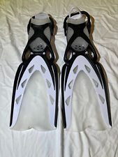 Mares X-Stream Dive Fins, White, Size Small, Open Heel, for Scuba and Snorkeling for sale  Shipping to South Africa