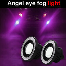 3.5" 4-mode Led Luz De Neblina Projetor de condução lâmpada COB Angel Eye Halo Ring Roxo comprar usado  Enviando para Brazil