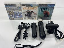PlayStation 3 PS3 Move Bundle Motion Controller Navigation Camera 3 Games for sale  Shipping to South Africa