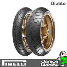 Usado, Pneus de motocicleta Pirelli Diablo 120/70 ZR17 (58W) e 190/50 ZR17 (73W) comprar usado  Enviando para Brazil