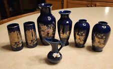 vases blue glass assorted for sale  Leitchfield