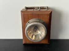 Antique Vintage - "FRANCO" Wood Oak Flashlight Light Lamp German Germany for sale  Shipping to South Africa