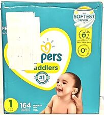 Pampers Swaddlers Active Baby Diapers Enormous Pack - Size 1 - 164ct, used for sale  Shipping to South Africa