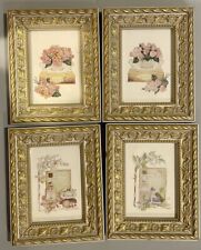 VTG Set of 4 C. Gamboa - Bath Framed Prints Small for sale  Shipping to South Africa