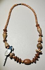 Wooden bead necklace for sale  Mansfield