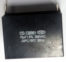 Capacitor 2 pinos CG CBB61 CQC 18uF +- 5% 300VAC -20-75oC 50Hz comprar usado  Enviando para Brazil