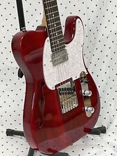 Tele Thinline  Semi Hollow Right-Handed Electric Guitar - Red,  by Glarry for sale  Akron