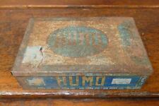 Vintage Humo Mazer Cigar Mfg Old Tin Cigar Box Counter Display Metal comprar usado  Enviando para Brazil