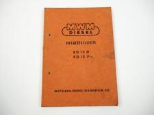 Mwm kd12d kd12v gebraucht kaufen  Merseburg