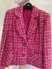 Pink tweed boucle for sale  STANSTED