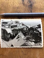 Wehrmacht Panzer zerstört Original Foto  gebraucht kaufen  Wiesent