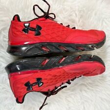 Tênis Under Armour masculino tamanho 12 máscara íon vermelho RPM Storm Spine, usado comprar usado  Enviando para Brazil