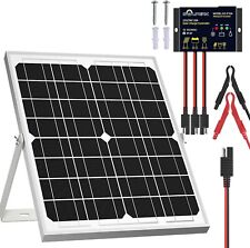 Open Box SOLPERK Solar Panel Kit 20W 12V, Solar Battery Trickle Charger. for sale  Shipping to South Africa