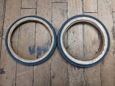 Original USA Schwinn Stingray Run-A-Bout Midget Whitewall 16" S7 & S2 Tires  for sale  Shipping to South Africa