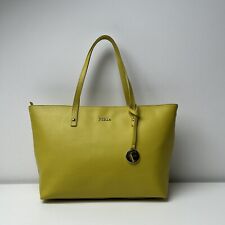 FURLA Daisy Medium pasuje do żółtej skórzanej torby na ramię A4 na sprzedaż  Wysyłka do Poland